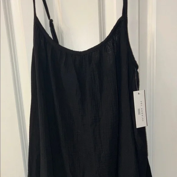 NWT Sol Angeles Black Maxi Dress XL/XXL - Picture 2 of 3